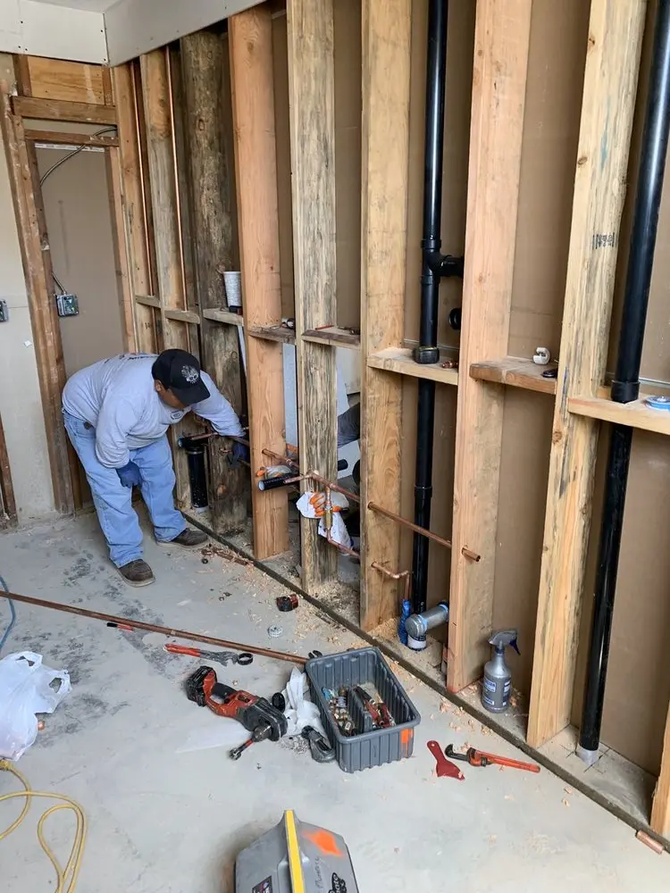Commercial rough-in plumbing for Water Heater Replacement in Whispering Woods